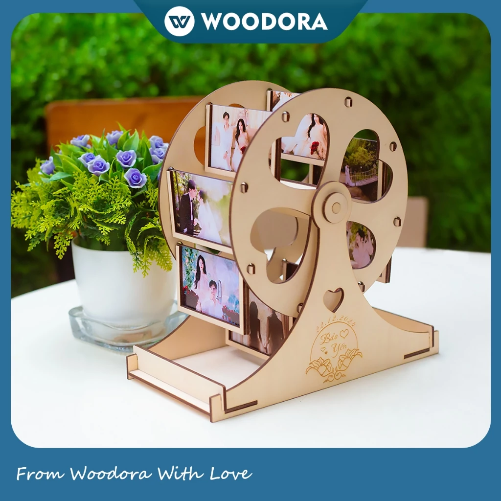 Làm thế nào để treo khung ảnh gỗ quay vòng không bị lỗi thời và vẫn giữ được kỷ niệm đẹp?