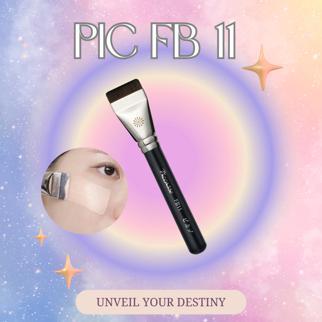 Làm thế nào để chọn cọ trang điểm phù hợp cho người mới bắt đầu: Kinh nghiệm với Cọ Dẹt Ngắn Dàn Nền Piccasso FB 11