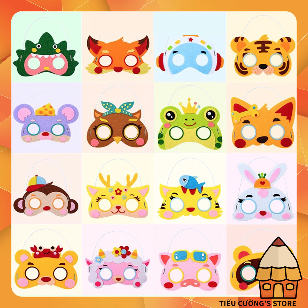 Làm thế nào để chọn mặt nạ vải DIY hình thú phù hợp cho bé mà không gây kích ứng da?