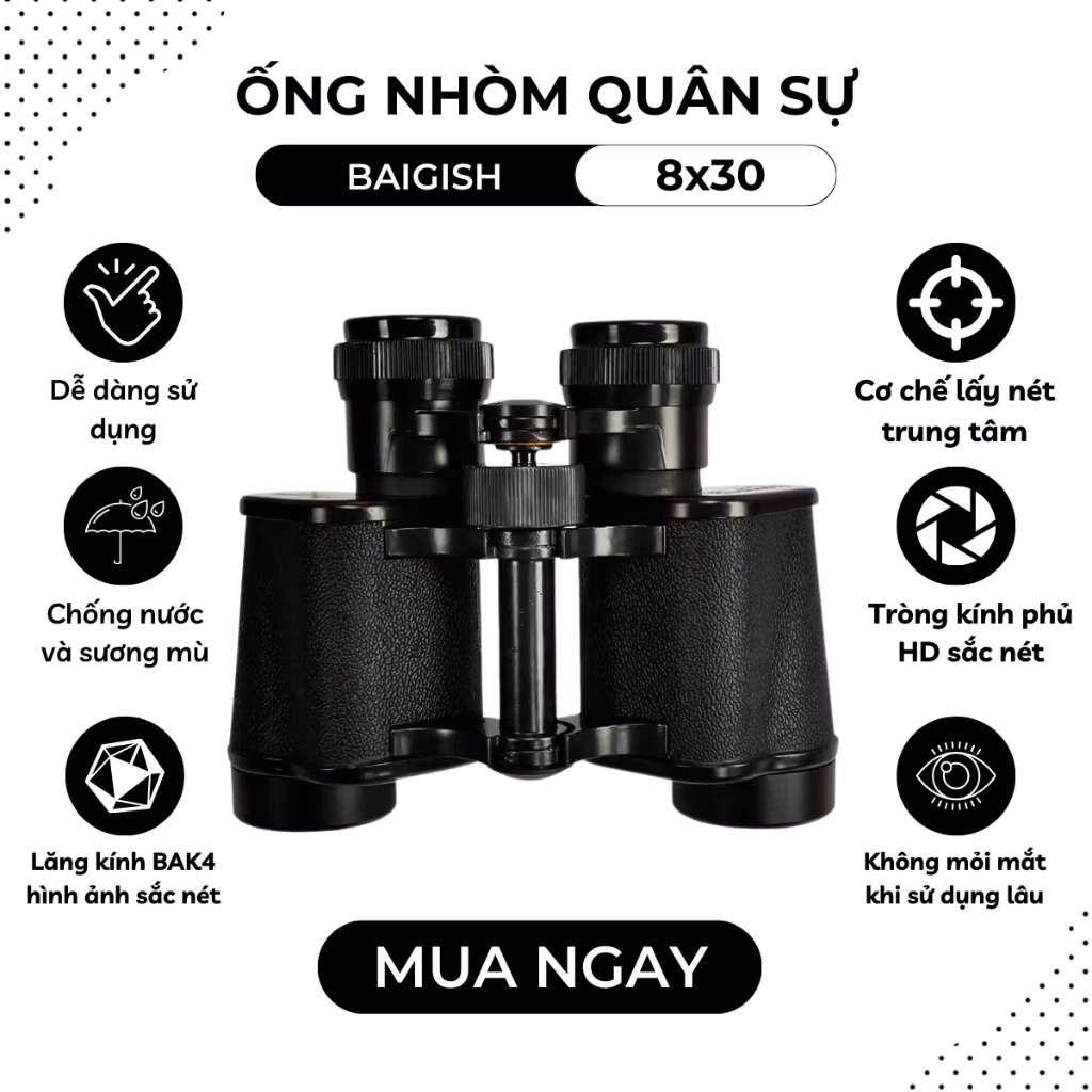 Ống nhòm du lịch nên chọn như thế nào để không bị thất vọng khi sử dụng