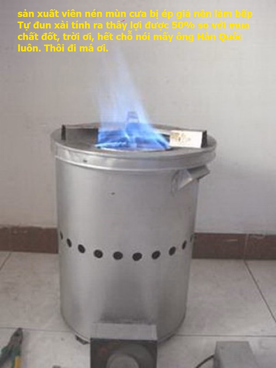 Làm sao để bếp đun mùn cưa không bị tắc nghẽn và tăng hiệu suất nấu ăn?