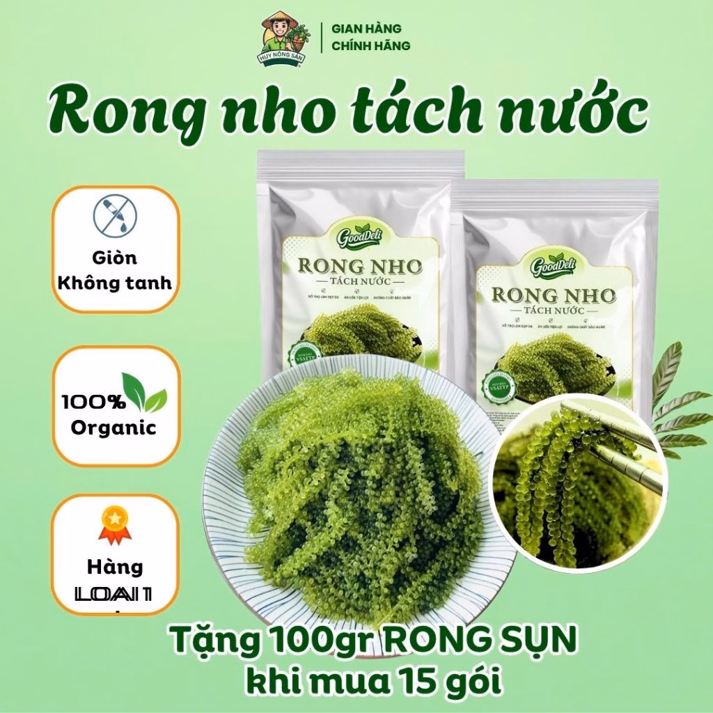 Tôi đã mua rong nho về nhưng không biết cách bảo quản, có cần rửa trước khi ăn không?