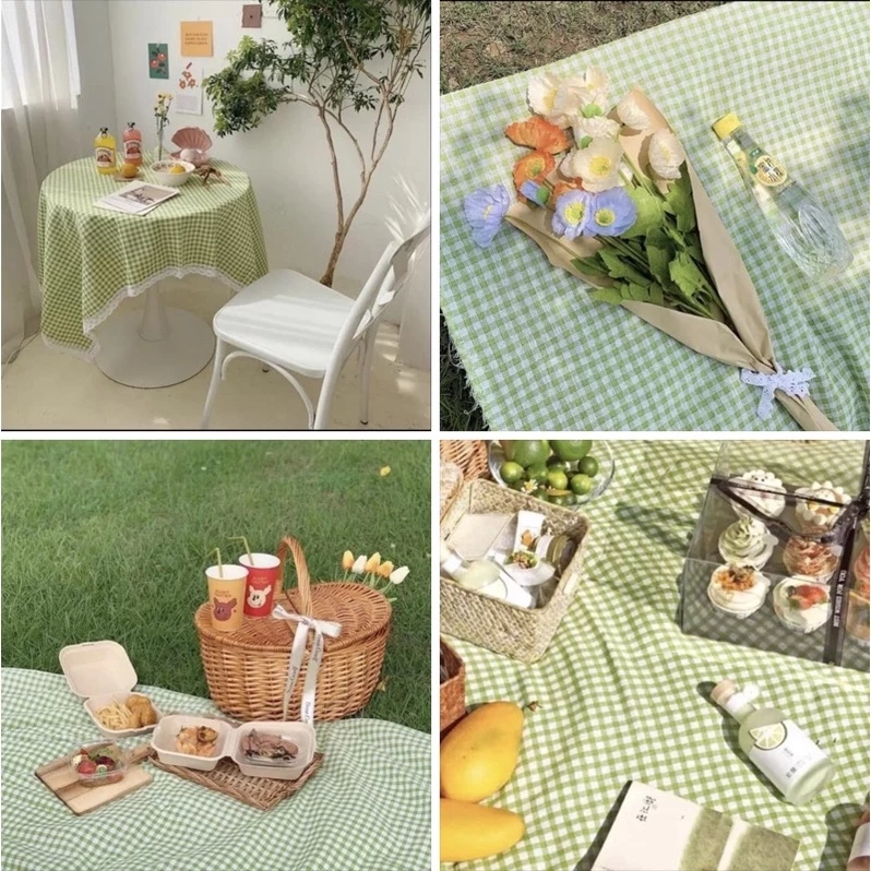 Tấm vải trải picnic caro xanh lá có thực sự là ‘cứu cánh’ cho các chuyến đi dã ngoại không đủ không gian xanh?