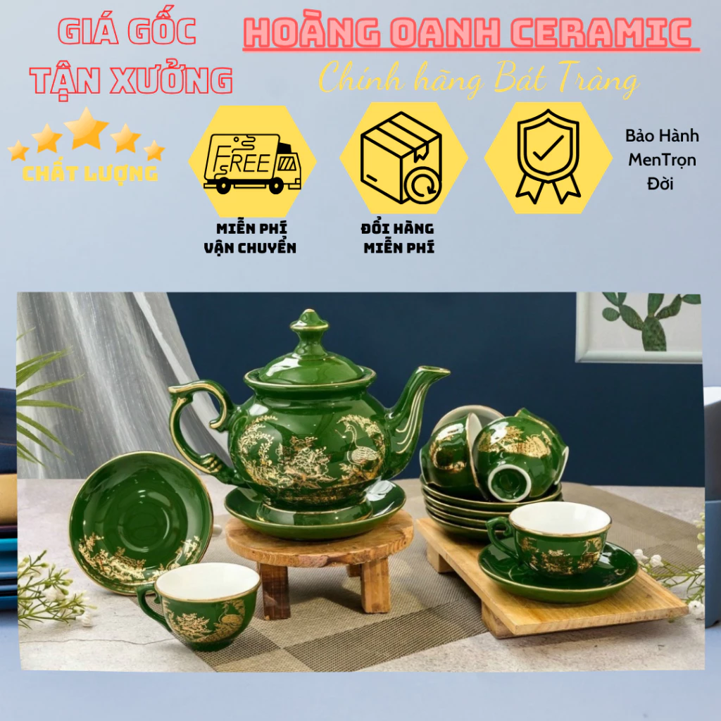 Làm thế nào để chọn bộ ấm chén pha trà Bát Tràng phù hợp cho không gian gia đình?