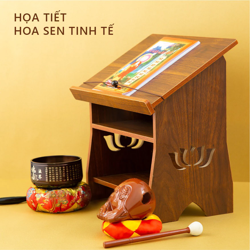 Làm thế nào để kệ sách gỗ tụng kinh trở thành tâm hồn của không gian học tập và làm việc?