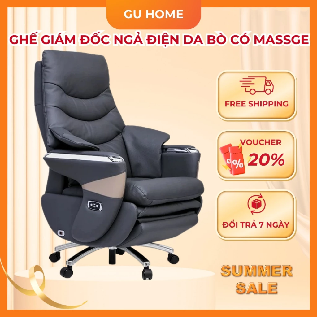 Ghế giám đốc có massage thực sự giúp giảm stress tại nơi làm việc như thế nào và sao nhiều người nhức đầu khi tự lắp ráp
