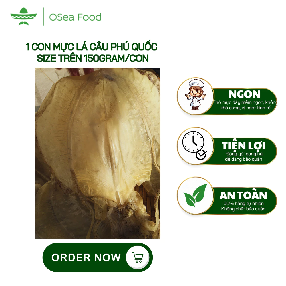 Làm thế nào để chọn và sử dụng khô mực lá câu Phú Quốc size lớn mà không bị cứng, dai?