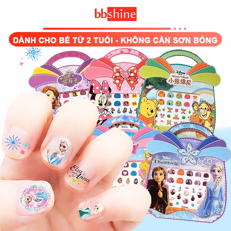 Mẹo Dán Móng Tay Giả Cho Bé Gái: Tránh Những Sai Lầm Khi Chọn Móng Tay Hoạt Hình