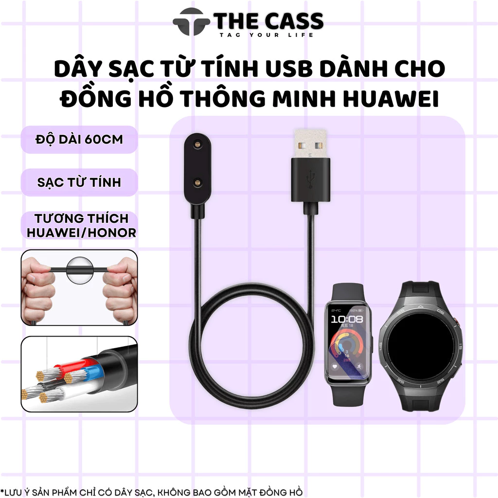 Làm thế nào để chọn dây cáp sạc từ tính phù hợp cho đồng hồ thông minh Huawei của bạn và tránh lãng phí tiền bạc?