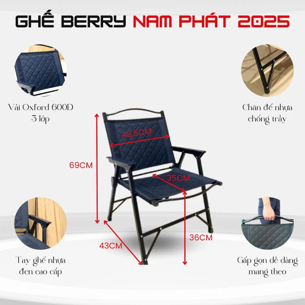 Ghế Camping bị lỗi gấp không vào được, tôi đã làm gì để sửa?