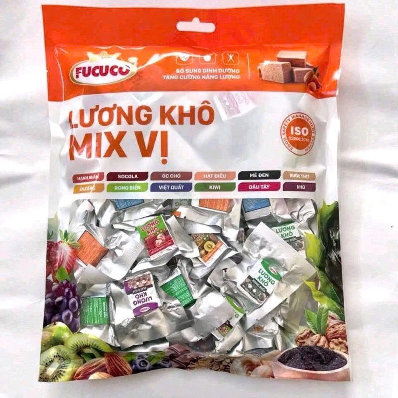 Lương Khô Mix 12 Vị Fucuco Có Đủ An Toàn Cho Bé Ăn Vặt Không