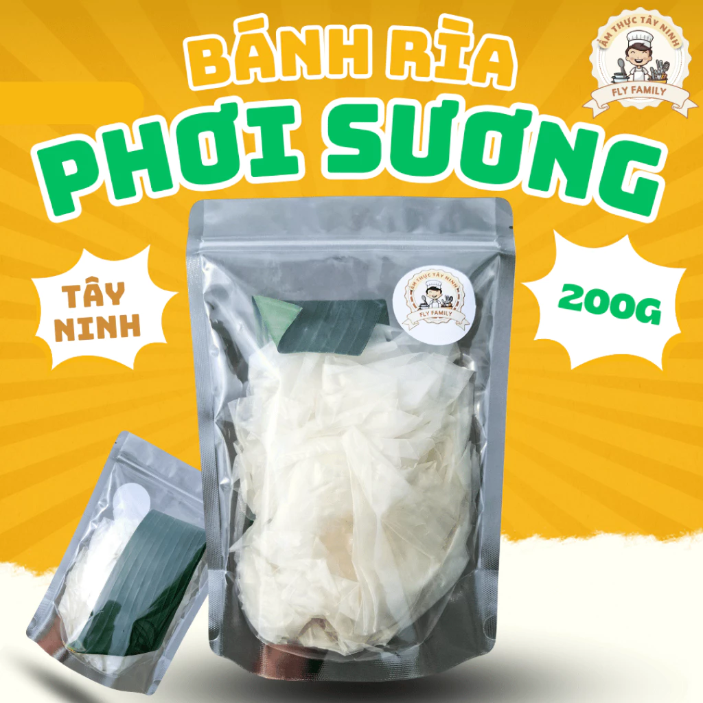 Rìa Bánh Tráng Phơi Sương FLY Tây Ninh – Mẹo chọn gói ngon không bị ỉu