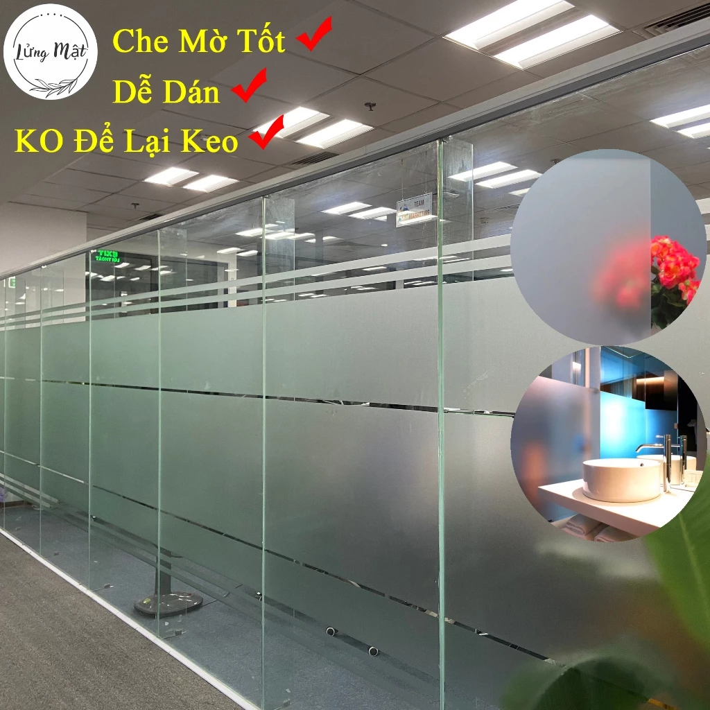 Làm thế nào để dán giấy decal kính mờ hiệu quả mà không bị bong tróc?