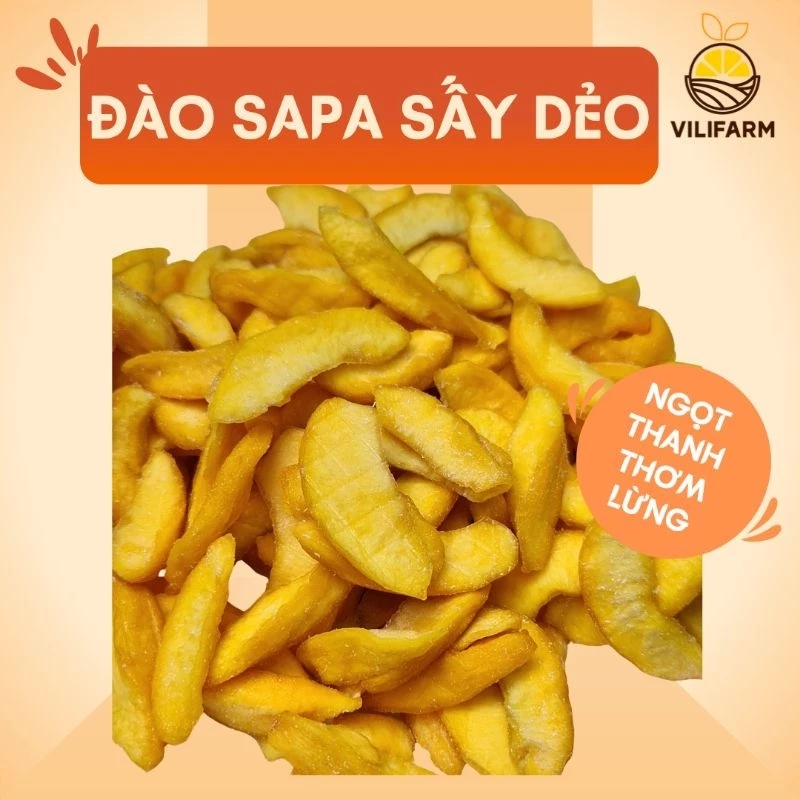 Đào Sapa Sấy Dẻo Vilifarm – Bí Quyết Giữ Mùi Thơm Và Màu Sắc Tự Nhiên
