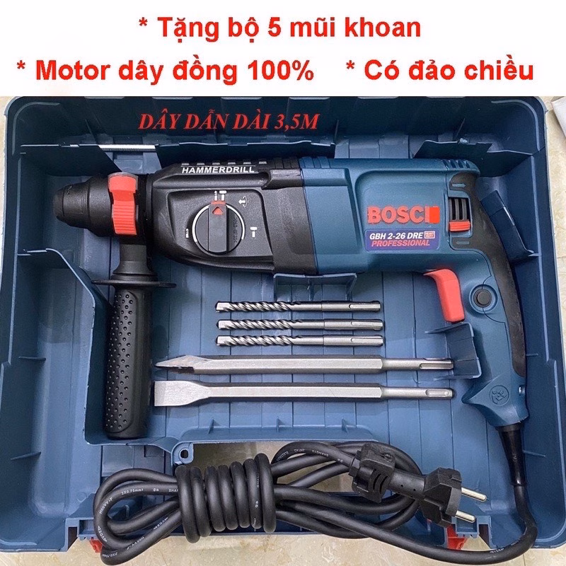 Máy khoan đục bê tông 3 chế độ có thực sự đáng tiền khi làm việc với đá cứng?