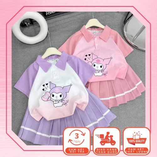 Làm sao để chọn bộ váy học sinh Kuromi phù hợp cho bé mà không bị lỗi mốt?