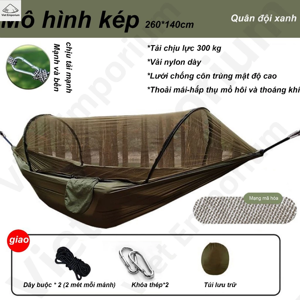 Lừa Bị Muỗi đốt Khi Cắm Trại? Đây Là Cách Chọn Võng Dã Ngoại An Toàn