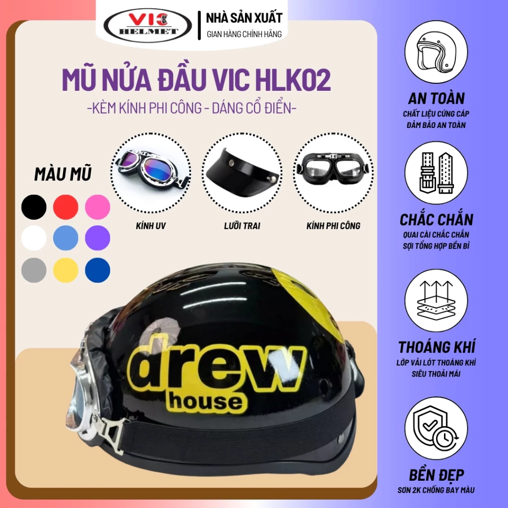 Mũ Bảo Hiểm Nửa Đầu Cho Phượt Thủ: Làm Thế Nào Để Chọn Đúng Kiểu Cho An Toàn?