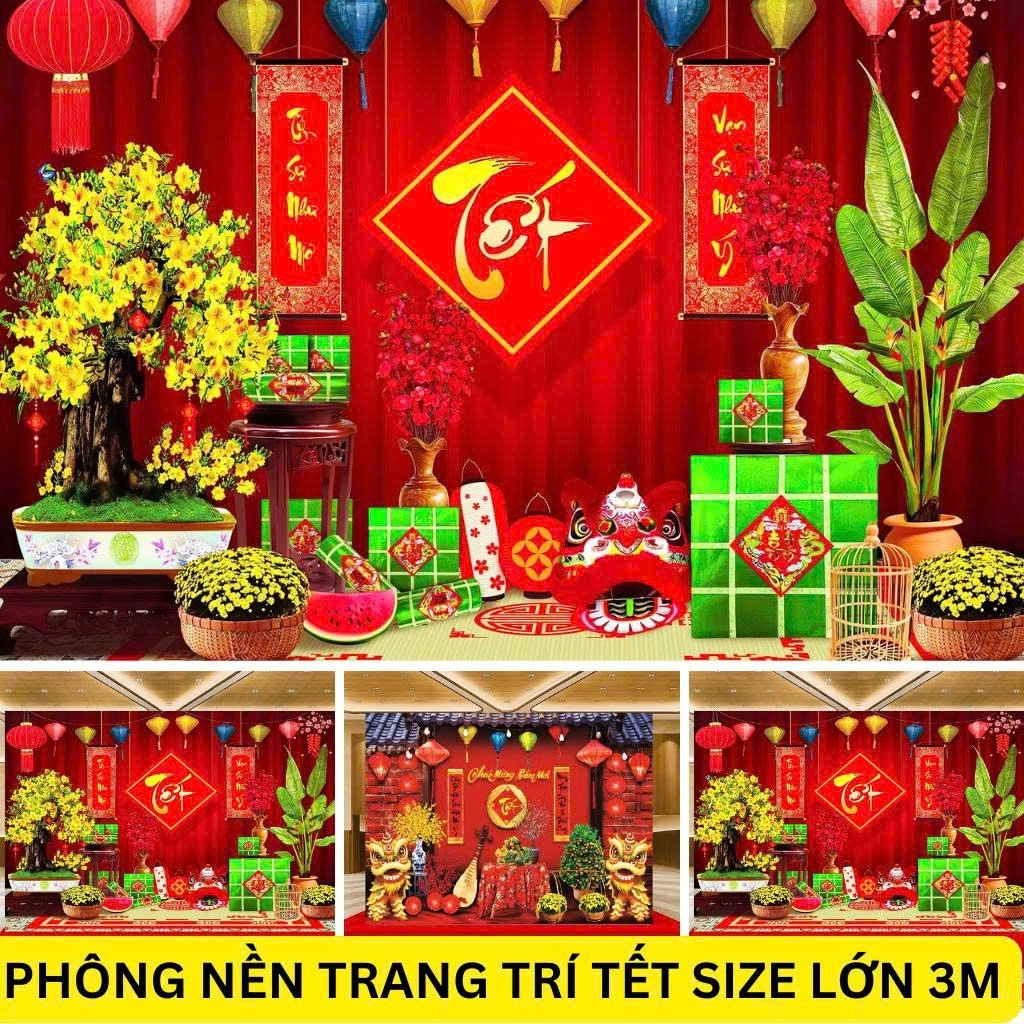 Tết đến, backdrop vải trang trí có thực sự giúp không gian nhà bạn trở nên ý nghĩa hơn?