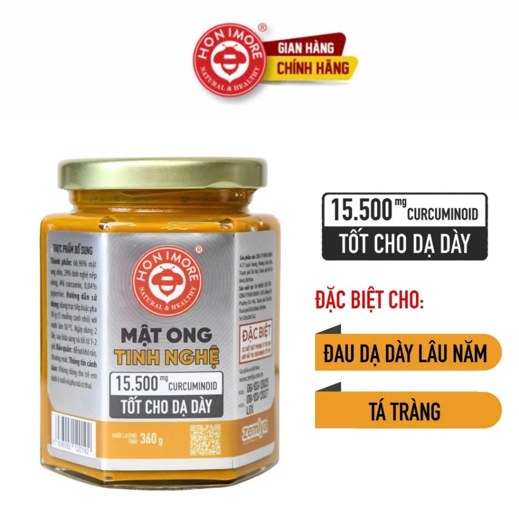 Mật ong tinh nghệ – Giải pháp cho người đau dạ dày: Tôi đã giảm đau như thế nào?