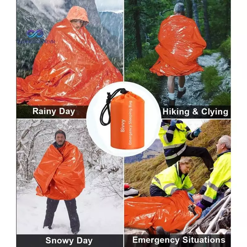 Làm thế nào túi ngủ khẩn cấp Mylar giúp tôi vượt qua đêm cắm trại dưới trời mưa lớn
