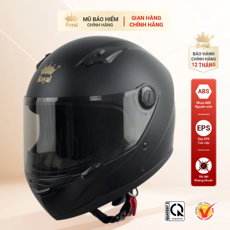 Mũ FullFace Royal M136 – Lựa Chọn Hoàn Hảo Cho Chuyến Đi Phượt An Toàn