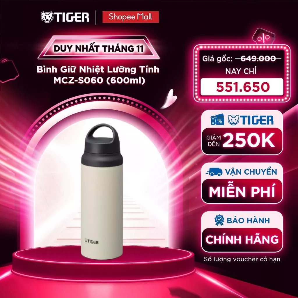 Lầm Tưởng Về Bình Giữ Nhiệt Lưỡng Tính: Kinh Nghiệm Sử Dụng Tiger MCZ-S060 Bạn Cần Biết