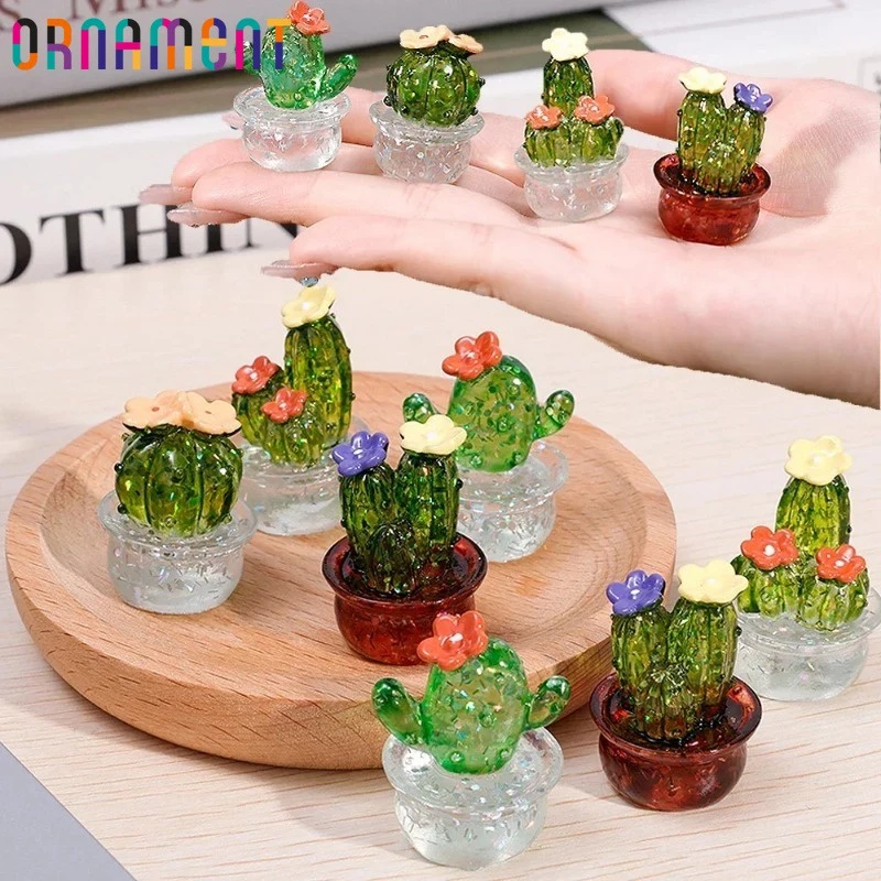 Làm thế nào để chậu cây xương rồng mini bằng nhựa resin trở thành điểm nhấn trang trí bàn làm việc của bạn?