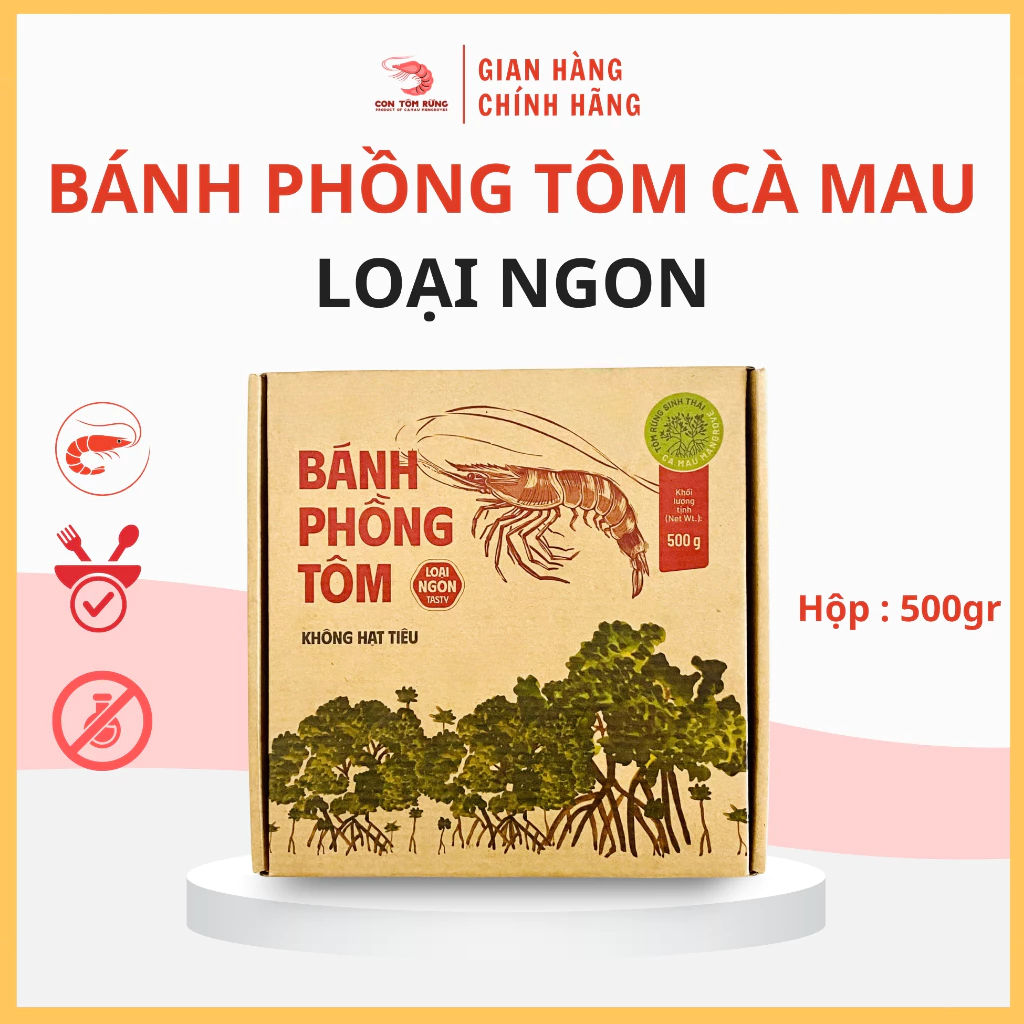 Bánh phồng tôm Cà Mau có thực sự tốt khi không có hạt tiêu?