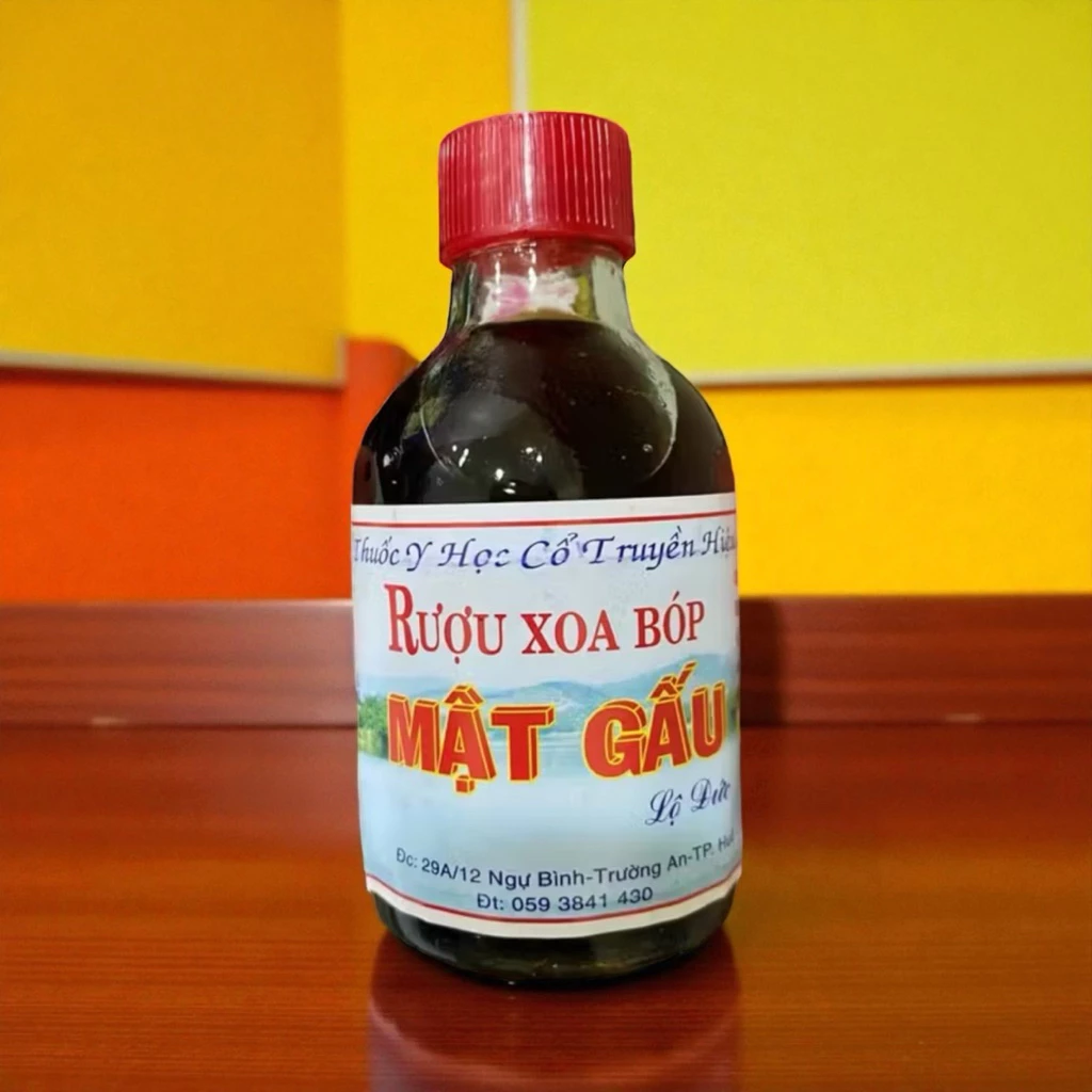 Làm thế nào để rượu xoa bóp lộ đức mật gấu gia truyền Huế phát huy tối đa hiệu quả?