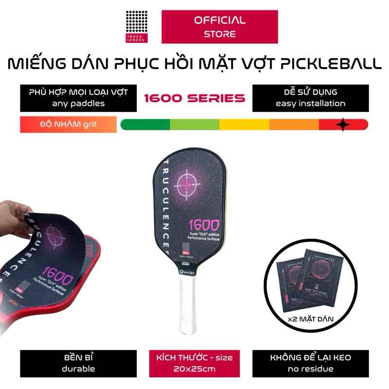 Làm thế nào để phục hồi độ nhám và tăng độ xoáy cho vợt Pickleball của bạn chỉ với một bộ dán mặt vọt?