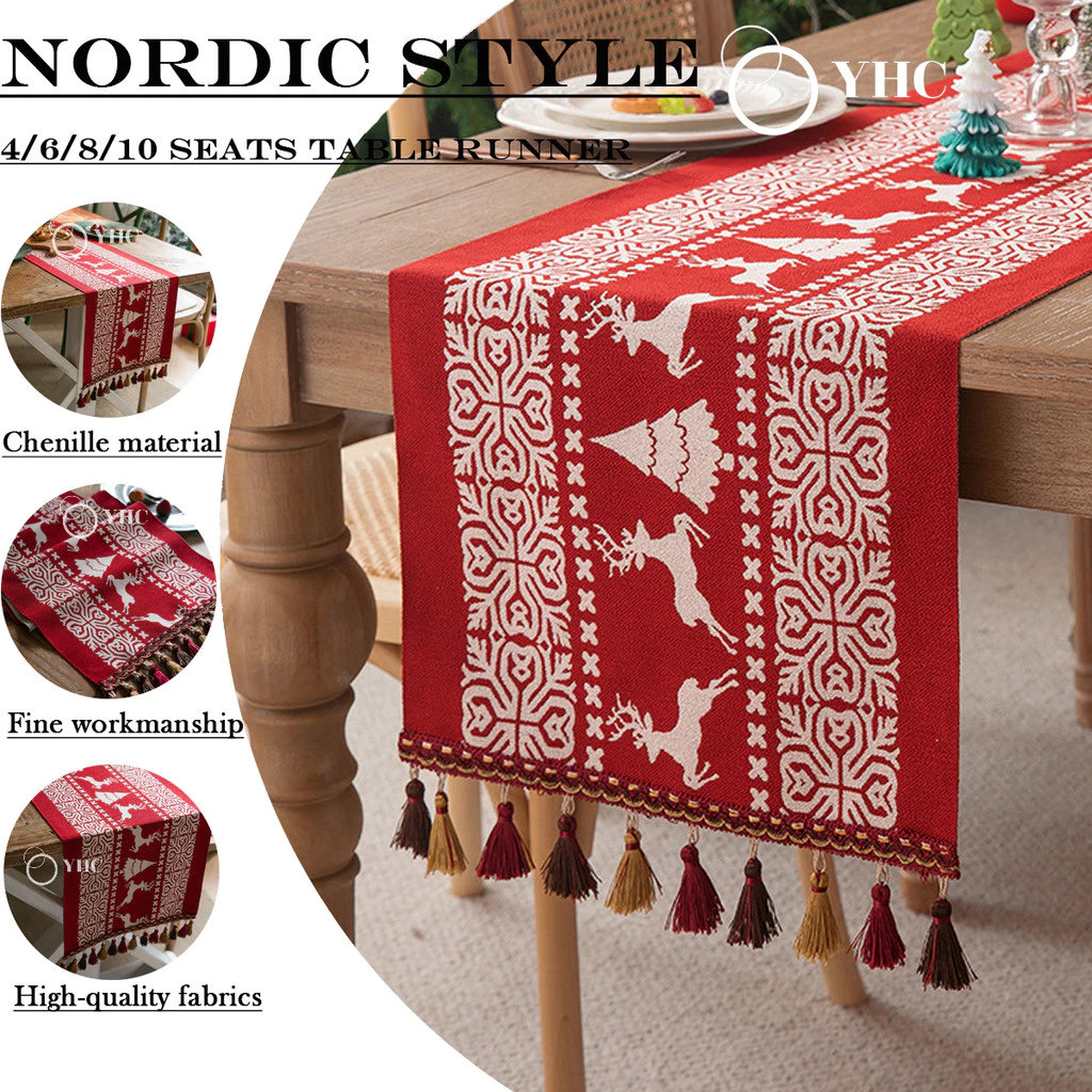 Làm thế nào để chọn khăn trải bàn màu đỏ Giáng Sinh phù hợp cho không gian bàn ăn của bạn?