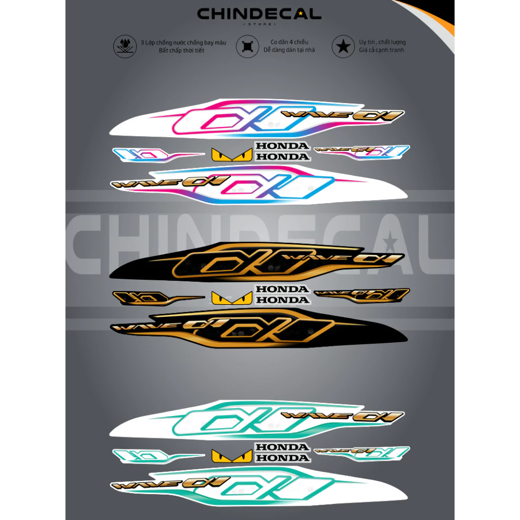 Làm thế nào để tem xe máy WAVE ALPHA không bị phai màu sau thời gian dài sử dụng?