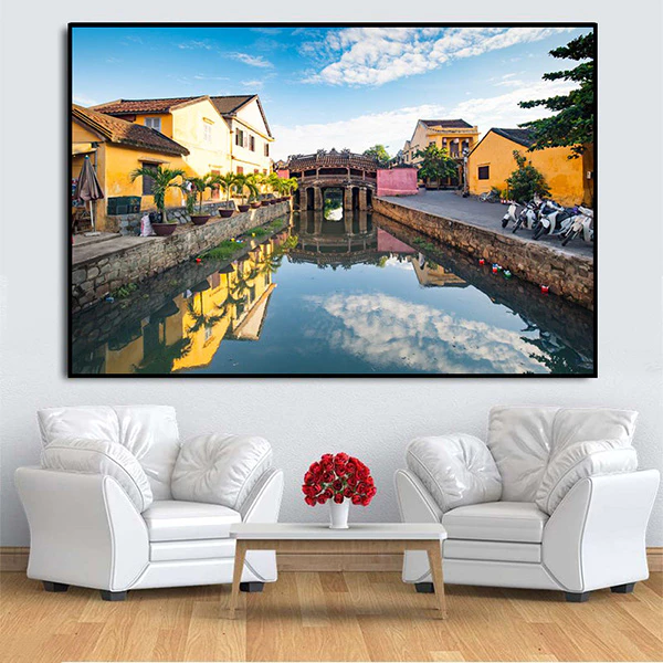 Làm thế nào để treo tranh Tết lên tường mà không làm mất thẩm mỹ của không gian phòng?