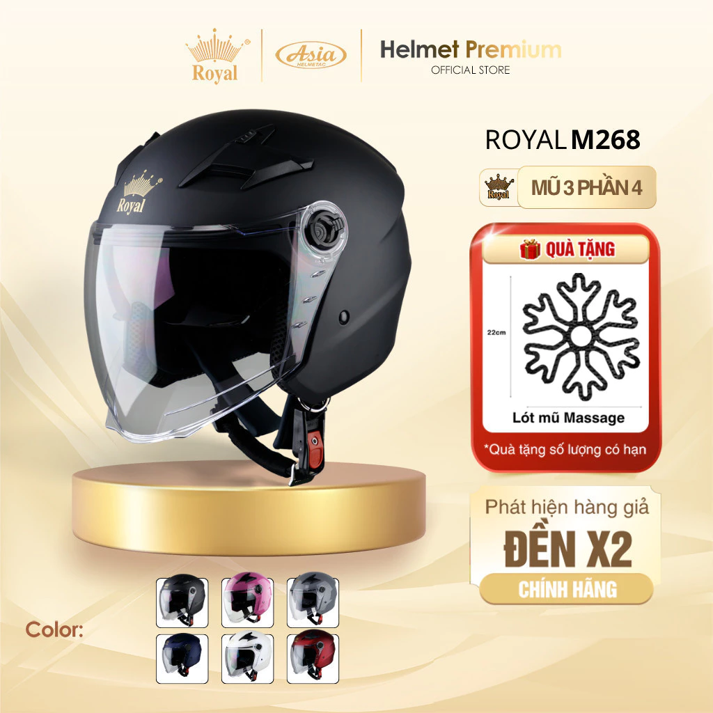 Mũ bảo hiểm 3/4 đi phượt: Làm sao để chọn đúng size mà không bị chật hay rộng?