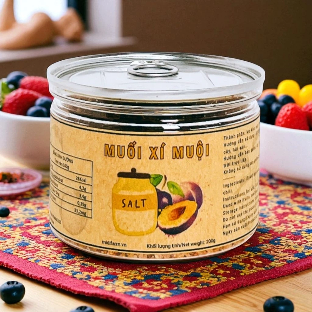 Muối ô mai xí muội có thực sự tốt cho sức khỏe khi chấm trái cây?