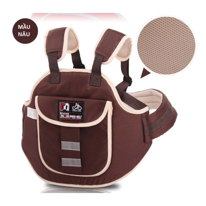 Đai đi xe máy cho bé 2 trong 1 – Mẹo chọn đúng để con an toàn, bố mẹ yên tâm