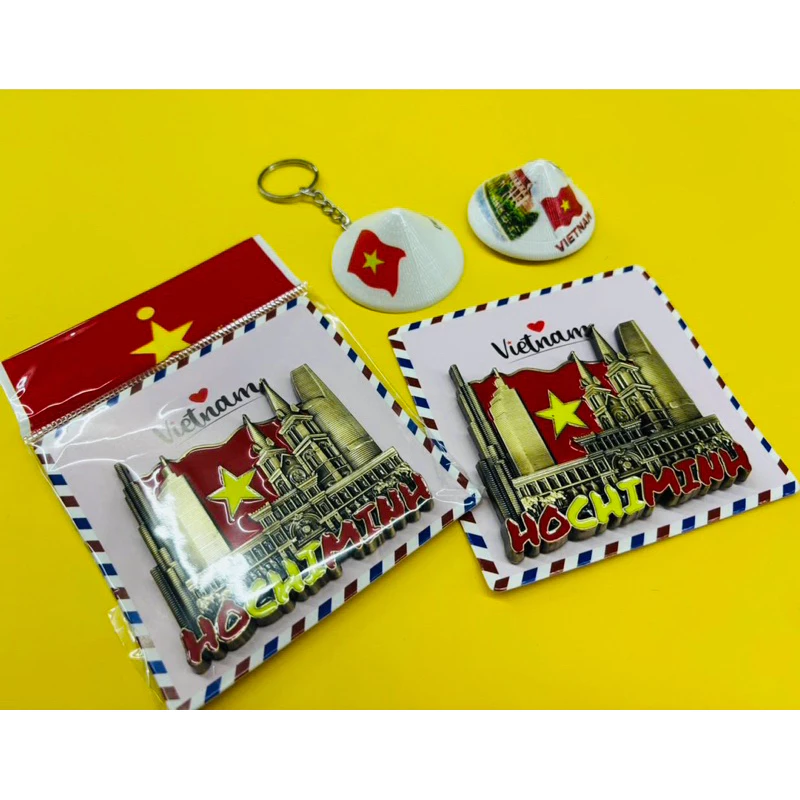 Nam châm 3D Hồ Chí Minh – Làm thế nào để không bị lỗi khi mua và sử dụng nam châm lưu niệm kim loại?