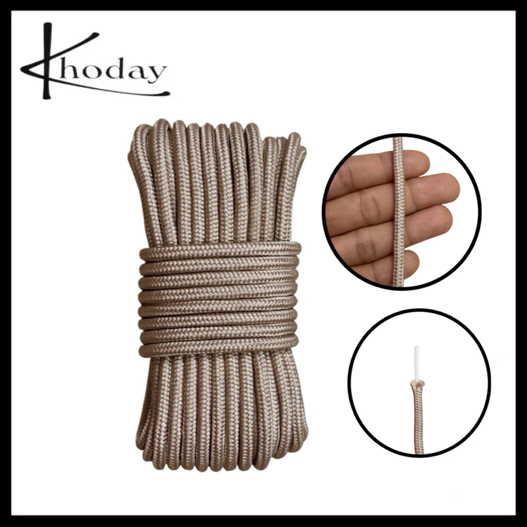 Tại sao dây dù tròn 4.5mm lại là cứu cánh cho những chuyến đi cắm trại và công việc nhà?