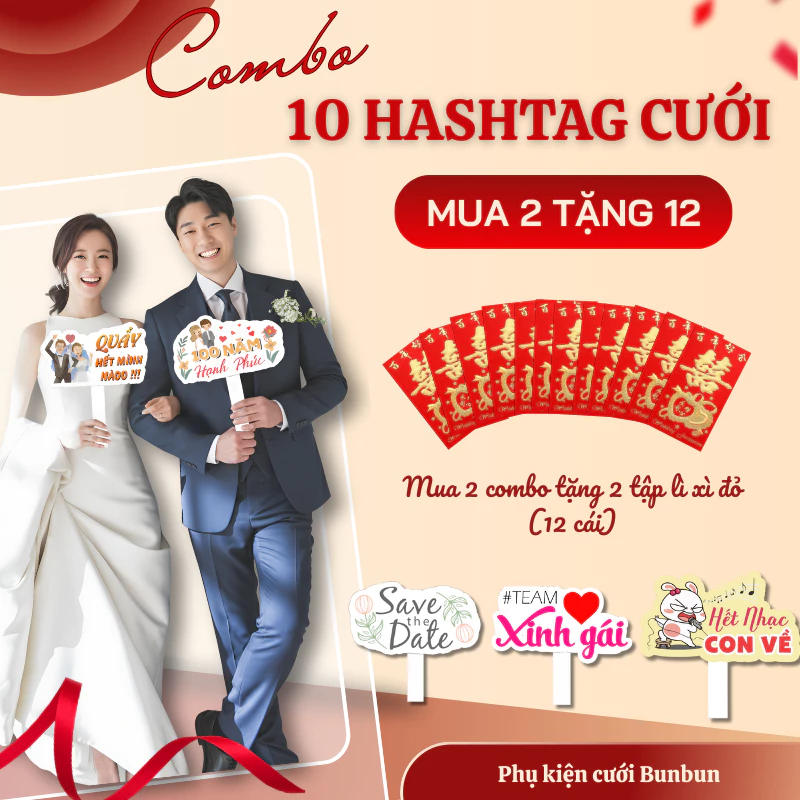 Làm thế nào để chọn hashtag cầm tay cưới hoàn hảo cho lễ cưới của bạn?