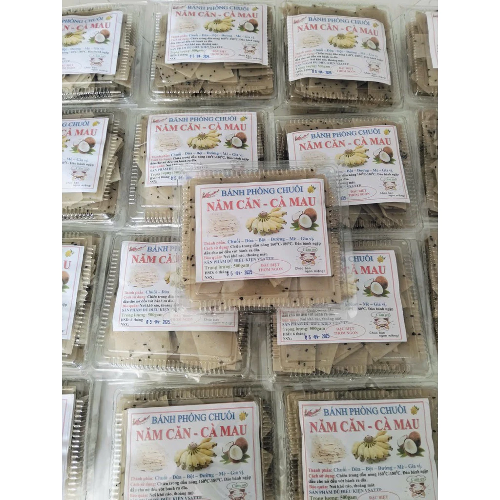 Làm sao để bánh phồng chuối Năm Căn Cà Mau vẫn giòn ngon sau khi mở bao bì?