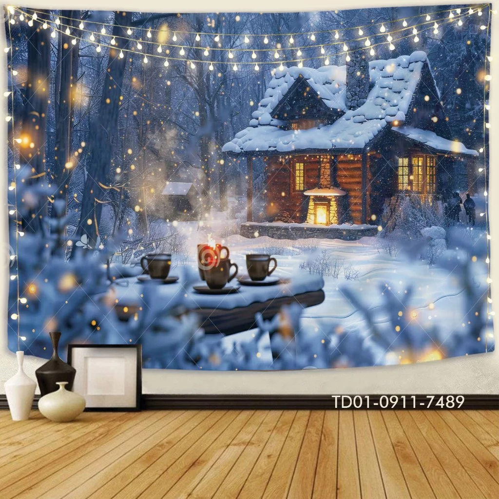 Làm thế nào để tạo không khí Giáng sinh ấm áp mà không tốn kém với backdrop chụp ảnh?