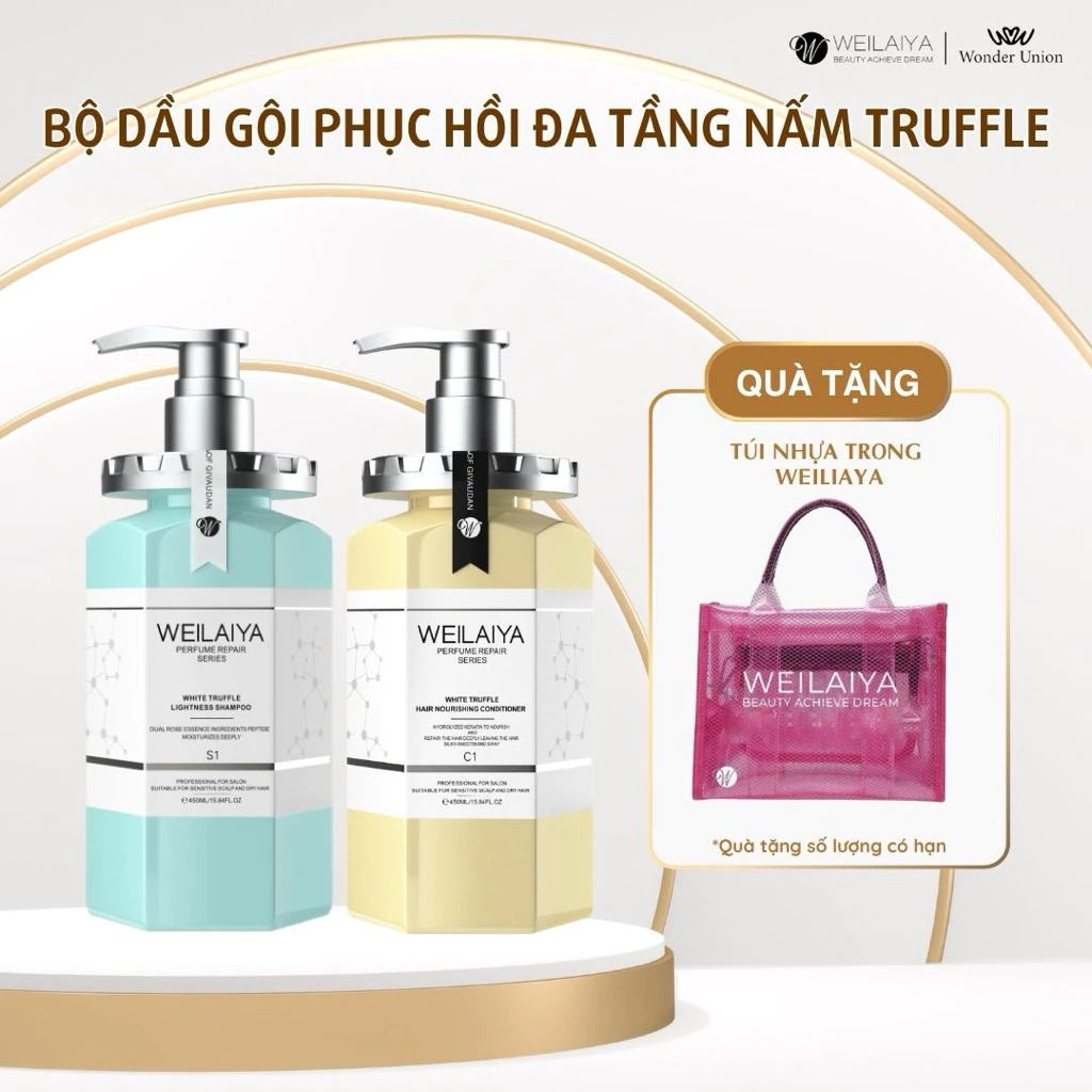 Làm thế nào để phục hồi tóc khô sơ và hư tổn hiệu quả với dầu gội xả nấm Truffle Weilaiya?