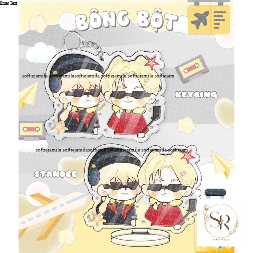 Móc khóa cute như món quà bất ngờ cho anh trai, tại sao không thử?