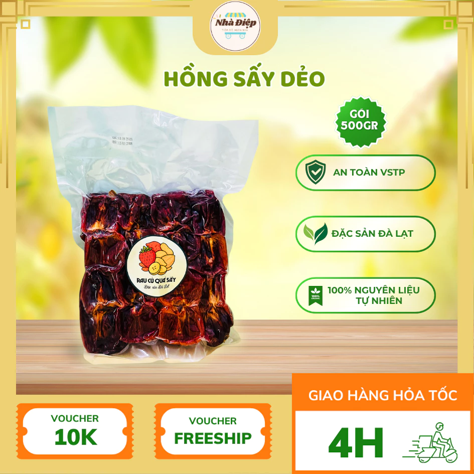 Làm thế nào để bảo quản hồng sấy dẻo mềm thơm ngọt dịu đặc sản Đà Lạt không bị cứng hoặc mất mùi?