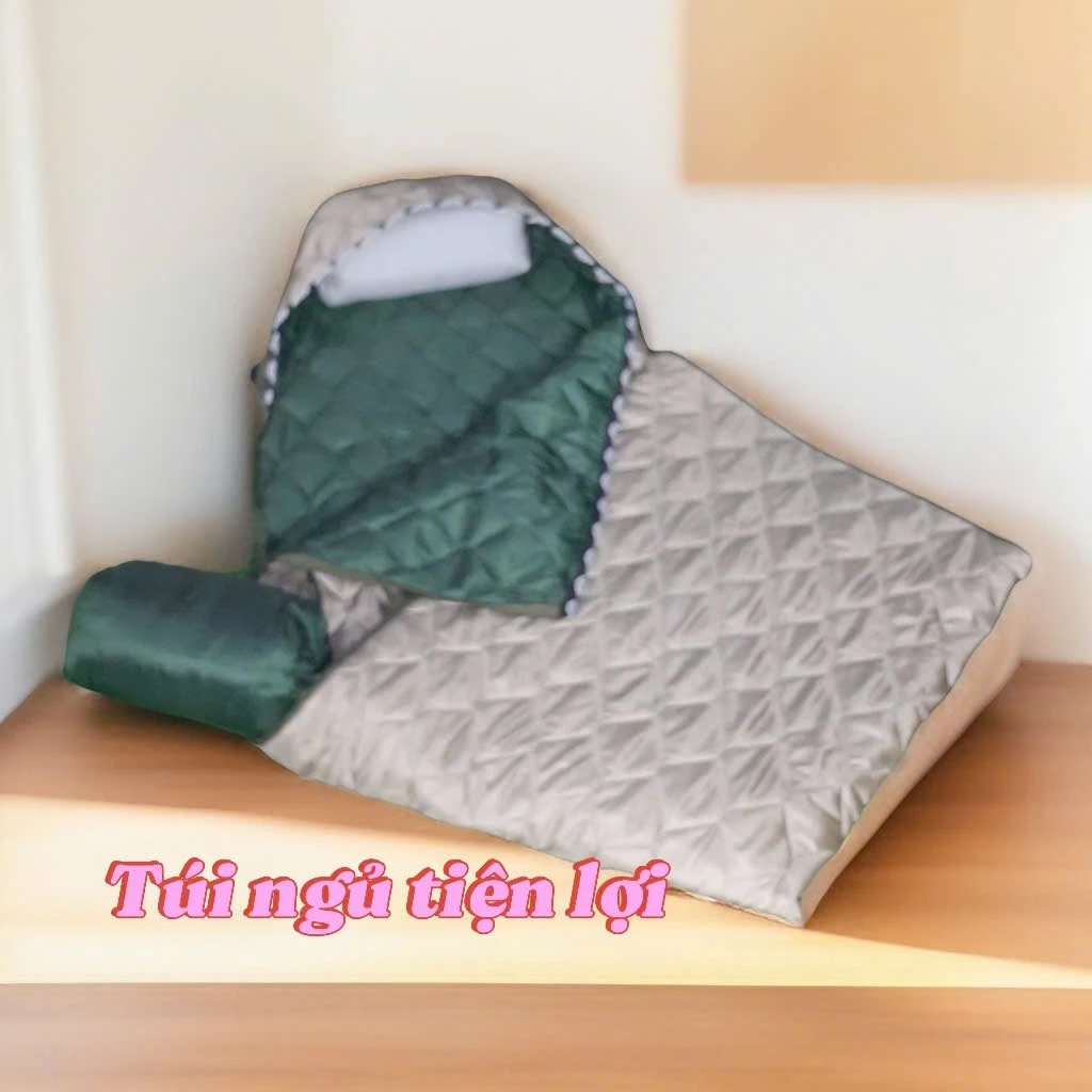 Túi ngủ văn phòng có thực sự tiện lợi như bạn nghĩ? Tôi đã học được gì sau khi sử dụng túi ngủ hình nón màu socola xanh
