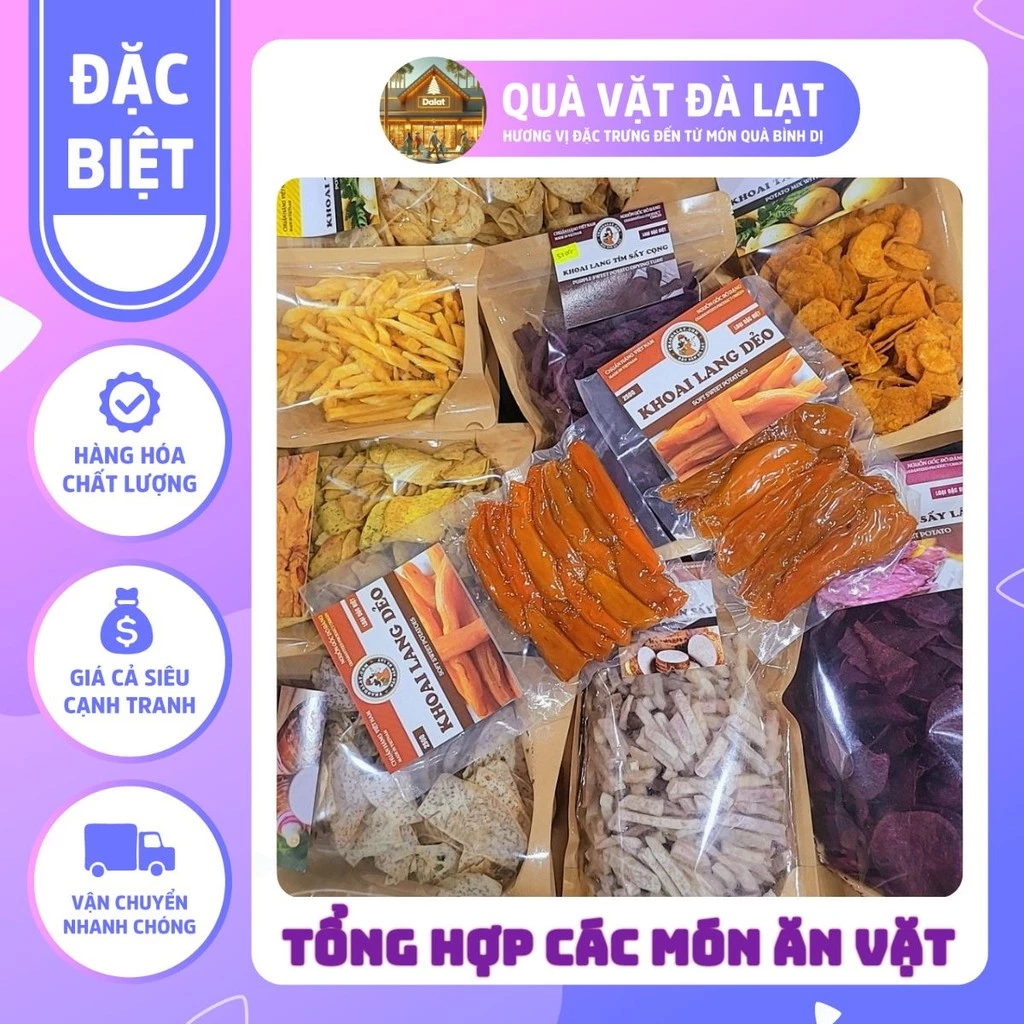 Mua quà vặt Đà Lạt tự chọn như thế nào để không bị ‘đuối’ vì quá nhiều món ngon giá rẻ?