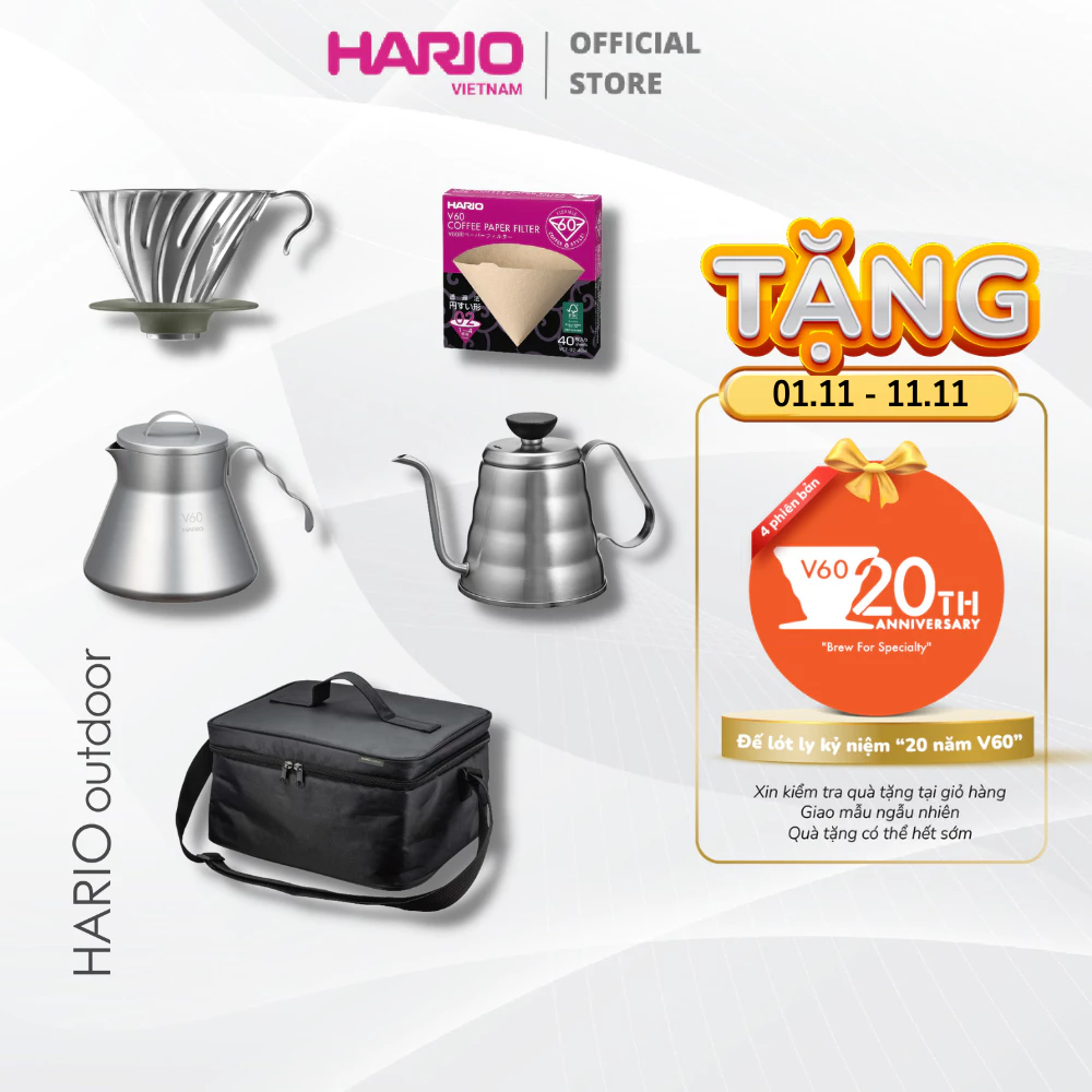 Làm thế nào để pha cà phê hoàn hảo khi đi cắm trại: Những điều tôi học được từ bộ pha cà phê Hario V60 dã ngoại