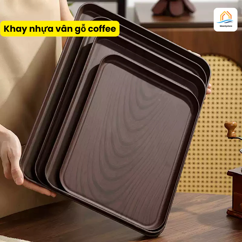 Làm thế nào để chọn khay nhựa vân gỗ decor phù hợp cho quán cà phê và không gian sống của bạn?