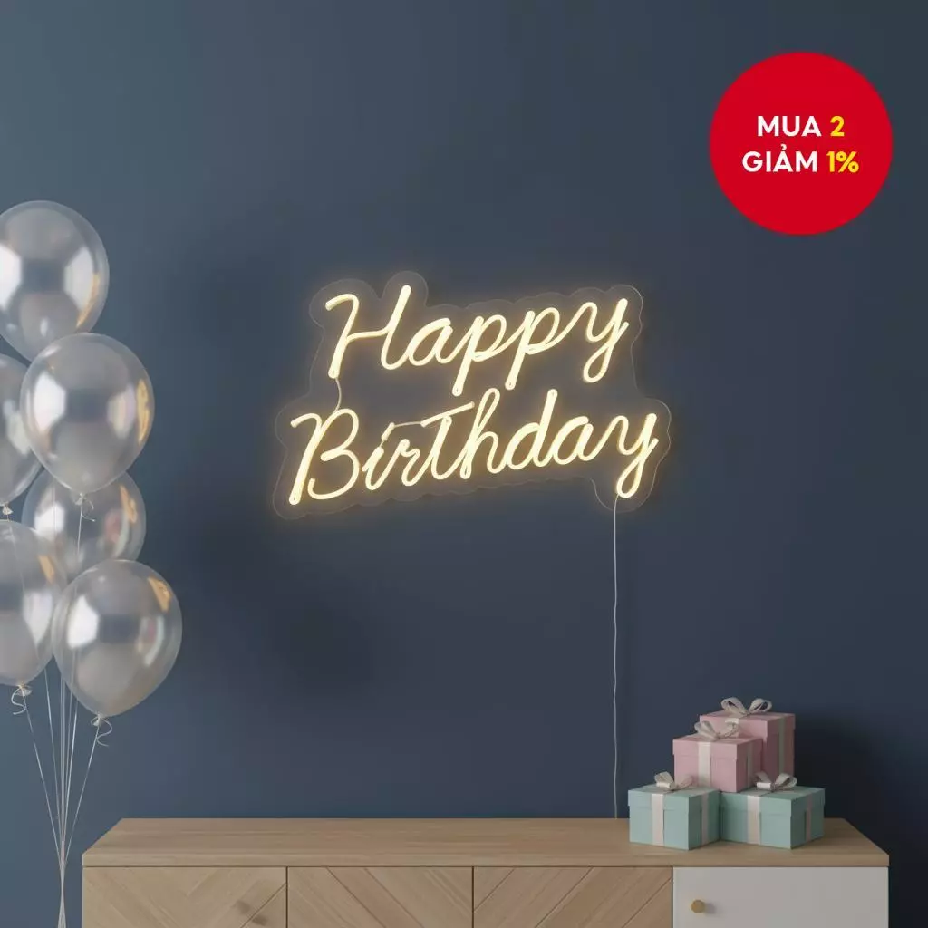 Làm thế nào để chọn đèn LED Neon phù hợp cho bữa tiệc sinh nhật không thể quên?